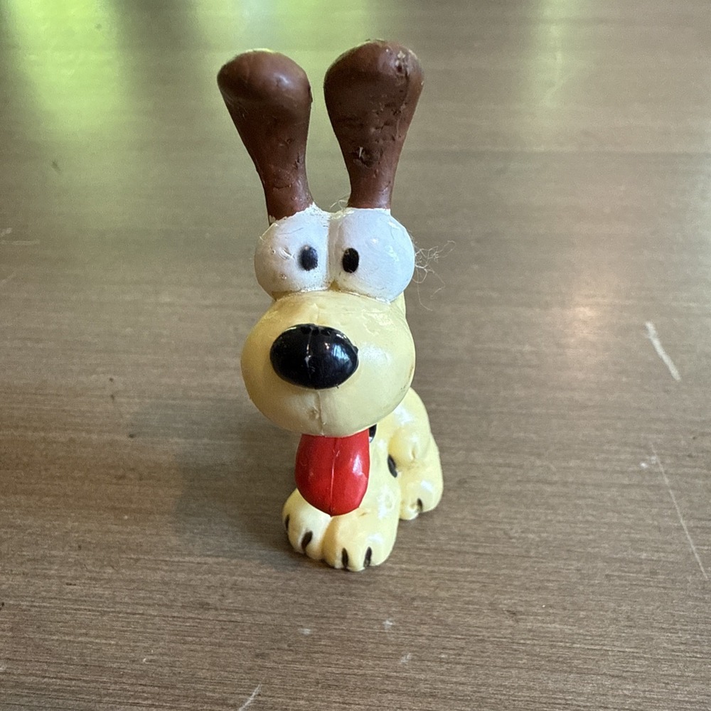 Vintage Garfield Odie Dog Figure PVC 1978 1983 United Feature Syndicate